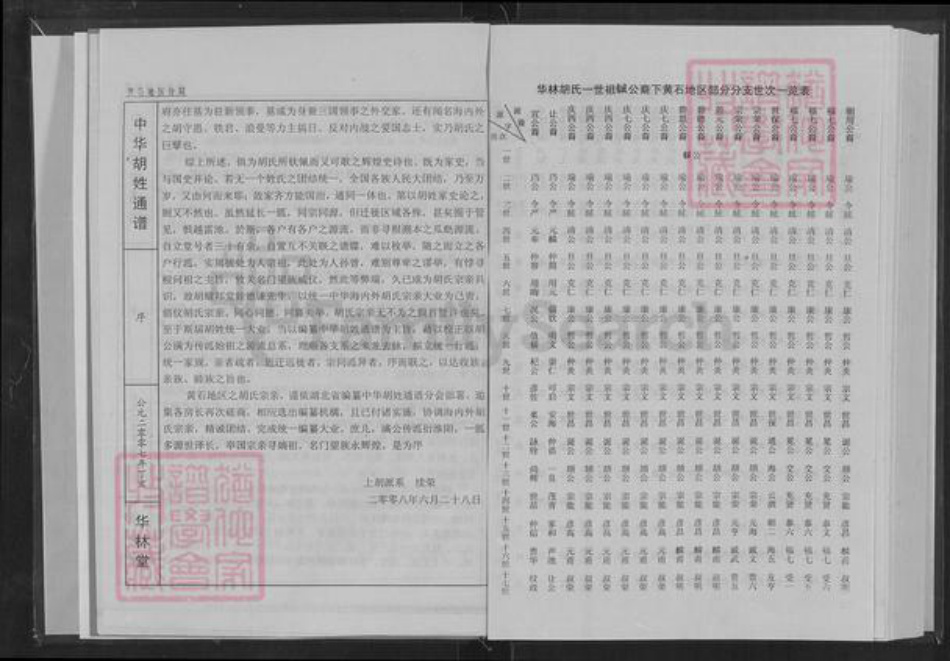 湖北省黄石市大冶市陈贵镇胡氏华林堂族谱-中华胡氏通谱.湖北黄石分谱.pdf电子版插图4
