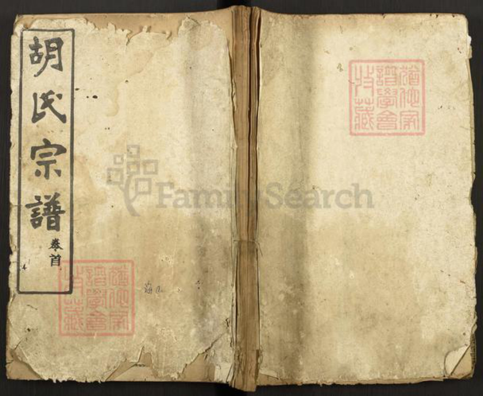 湖北省黄冈市麻城市南湖街道胡氏经义堂族谱-胡氏宗谱.pdf电子版插图