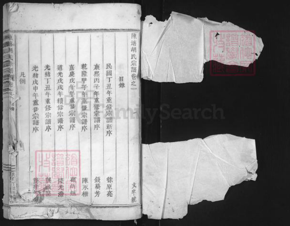 浙江省金华市东阳市歌山镇胡氏族谱-陈塘胡氏宗谱.pdf电子版插图1
