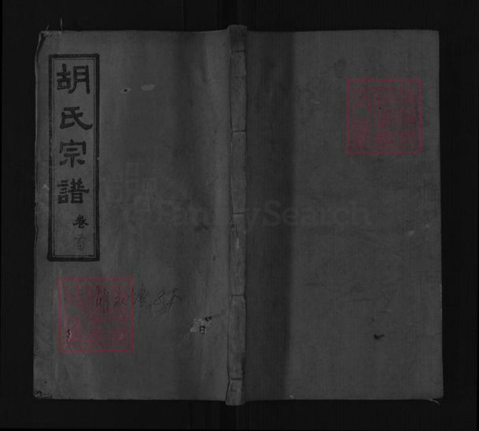 湖北省黄冈市麻城市胡氏华林堂族谱-胡氏宗谱.pdf电子版插图