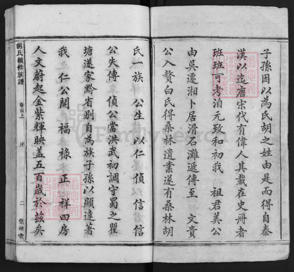 湖南省娄底市双峰县胡氏桑林堂族谱-桑林胡氏支谱.pdf电子版插图2