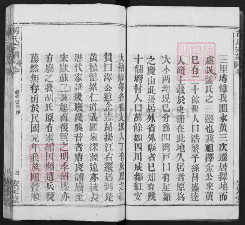 湖北省武汉市新洲区胡氏安定堂族谱-胡氏宗谱.pdf电子版插图4