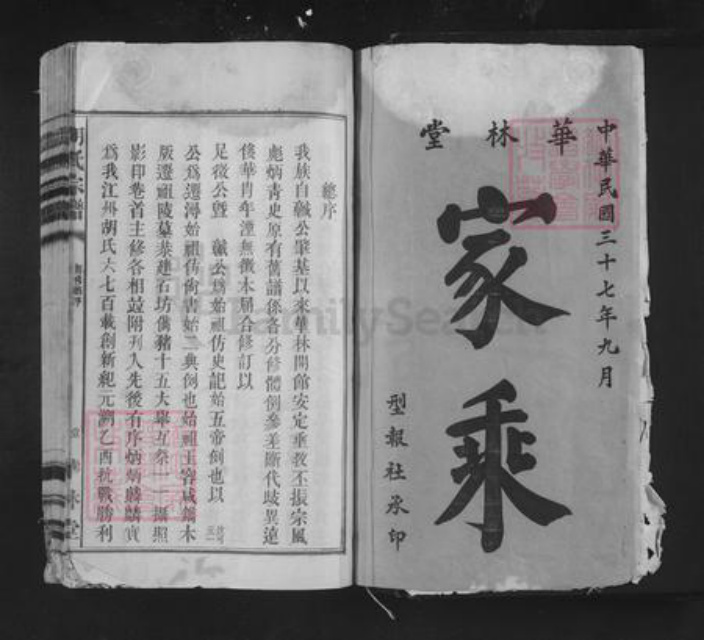四川省广元市苍溪县白鹤乡胡氏华林堂族谱-胡氏宗谱.pdf电子版插图1