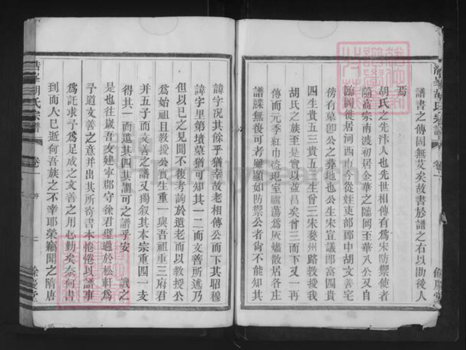 浙江省金华市兰溪市胡氏余庆堂族谱-浩峰胡氏宗谱.pdf电子版插图4