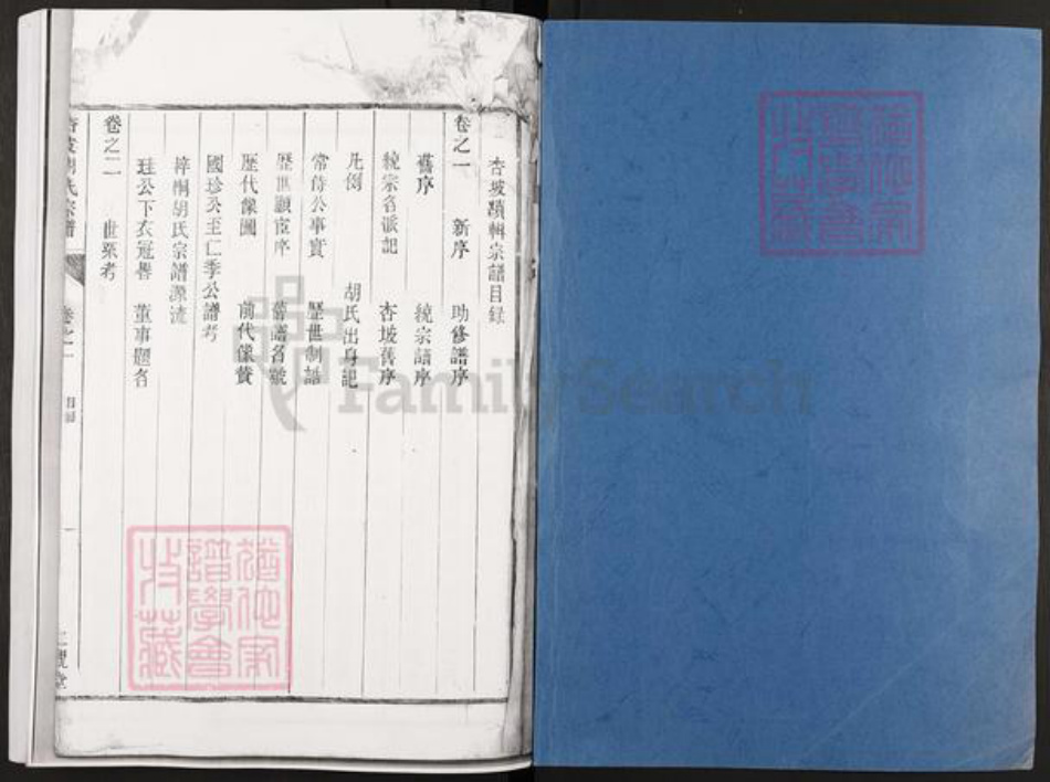 浙江省杭州市淳安县县梓桐镇胡氏仁亲堂族谱-杏坡胡氏宗谱.pdf电子版插图1