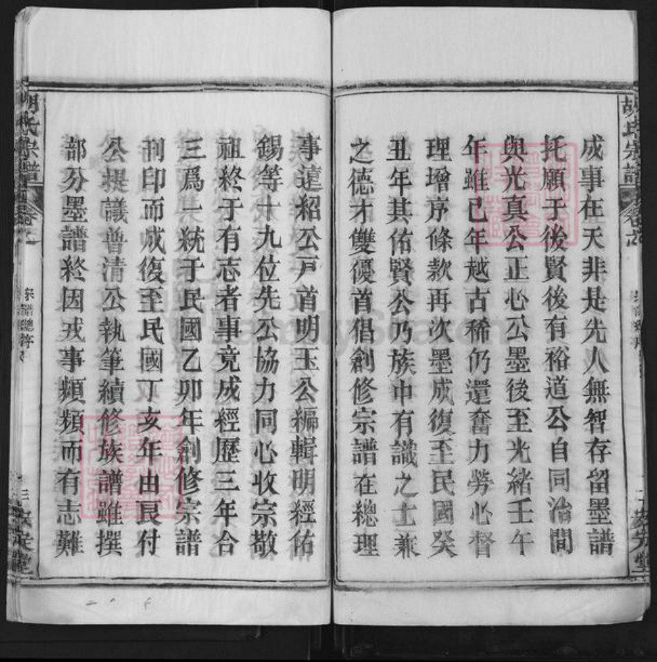 湖北省武汉市新洲区胡氏安定堂族谱-胡氏宗谱.pdf电子版插图3