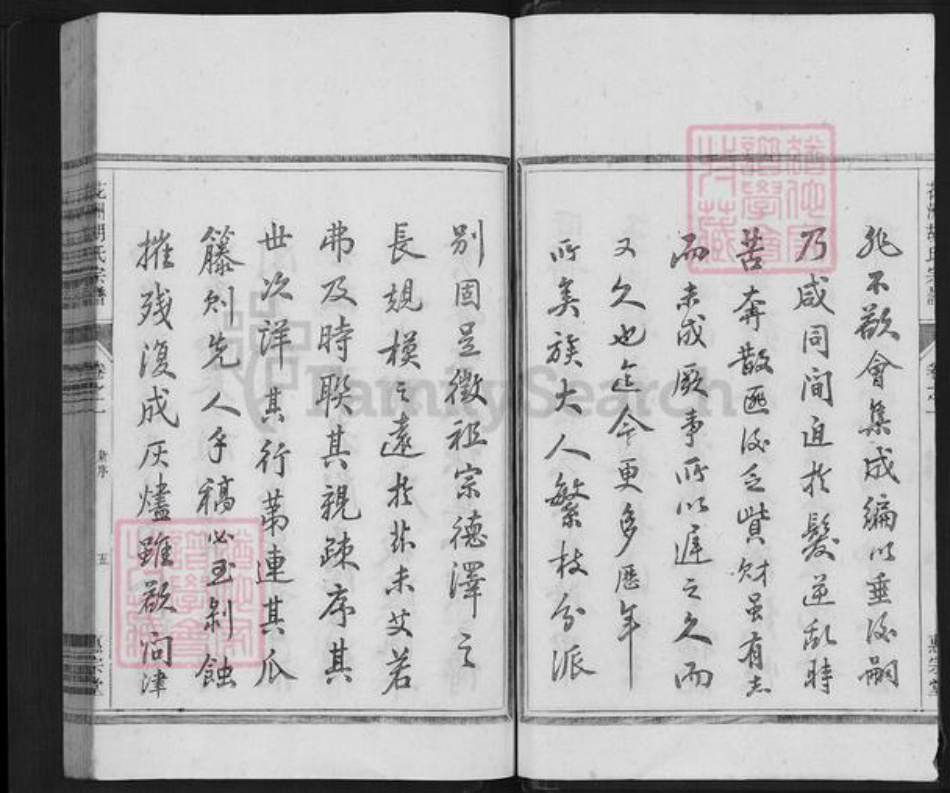 安徽省芜湖市南陵县胡氏惠宗堂族谱-花洲胡氏宗谱.pdf电子版插图5