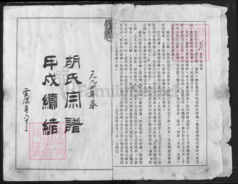江西省宜春市奉新县胡氏族谱-胡氏宗谱.pdf电子版插图2