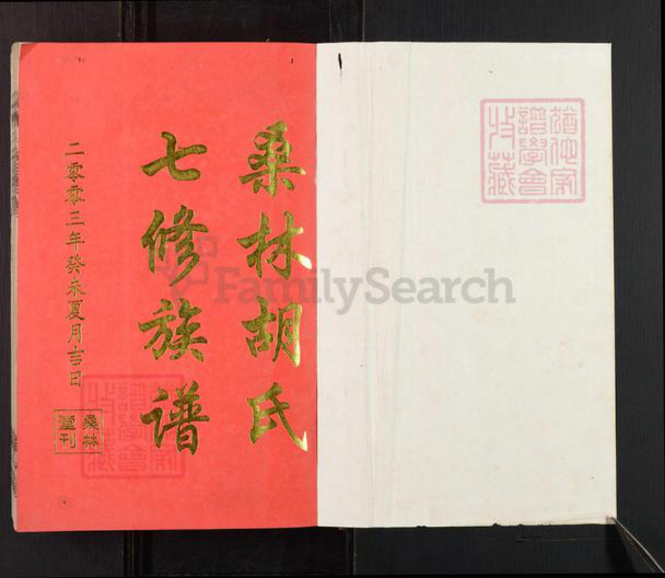 湖南省湘潭市湘乡市虞塘镇胡氏桑林堂族谱-桑林胡氏七修族谱.pdf电子版插图1