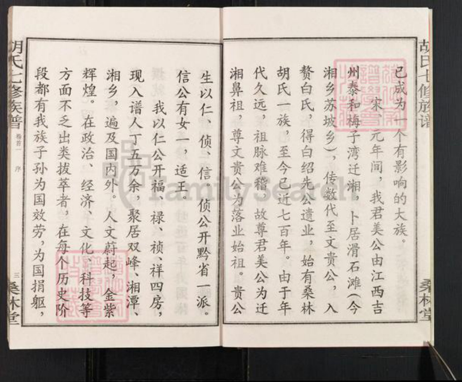 湖南省湘潭市湘乡市虞塘镇胡氏桑林堂族谱-桑林胡氏七修族谱.pdf电子版插图5