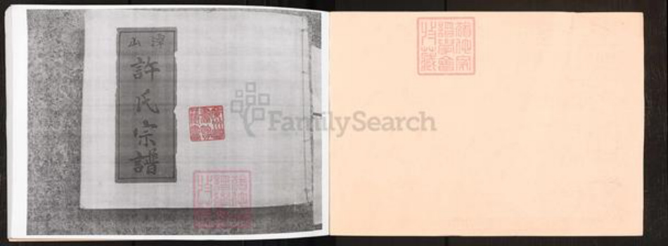 广东省广州市番禺区化龙镇许氏族谱-潭山许氏宗谱.pdf电子版插图1
