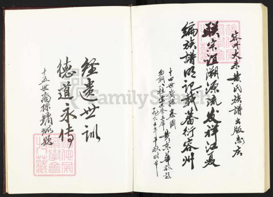 广西壮族自治区玉林容县黄氏族谱-广西容州大来黄氏族谱.pdf电子版插图3
