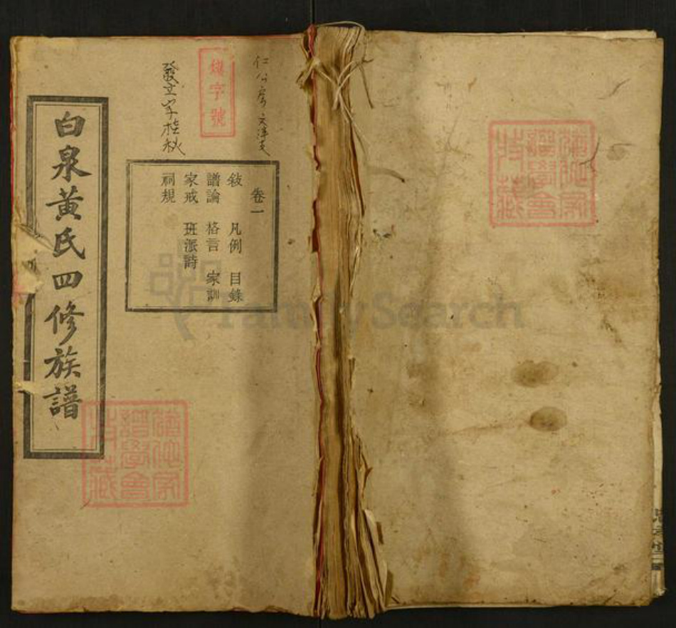 湖南省湘潭市湘潭县黄氏忠孝堂族谱-白泉黄氏四修族谱.pdf电子版插图