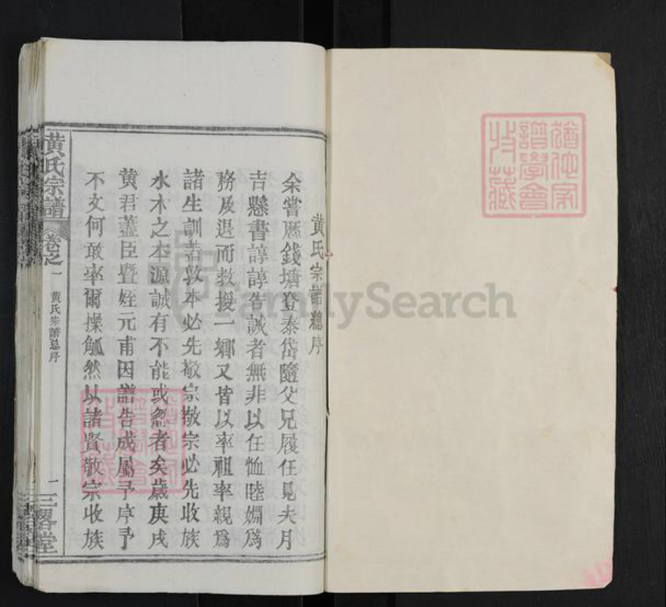 湖北省黄冈市罗田县黄氏三略堂族谱-黄氏宗谱.pdf电子版插图1
