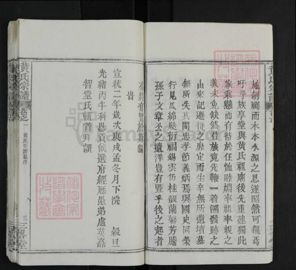 湖北省黄冈市罗田县黄氏三略堂族谱-黄氏宗谱.pdf电子版插图3