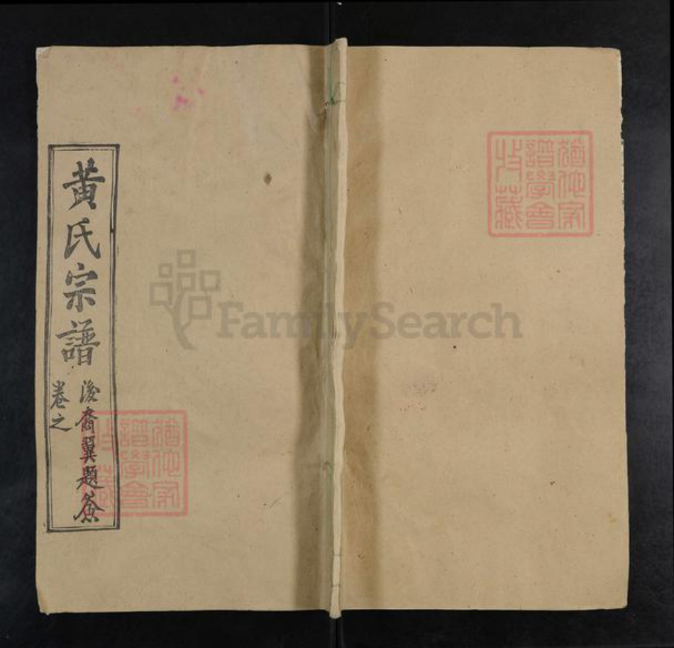 湖北省武汉市新洲区黄氏敦睦堂族谱-黄氏宗谱.pdf电子版插图