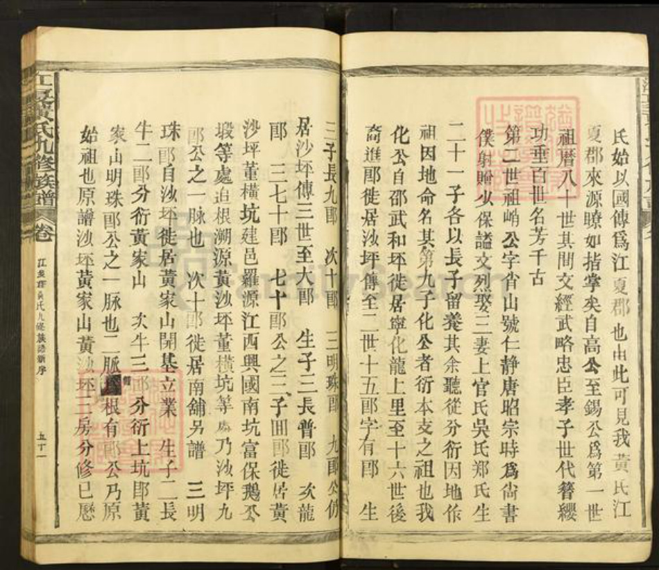 福建省三明市宁化县河龙乡黄氏族谱-江夏黄氏九修族谱.pdf电子版插图2
