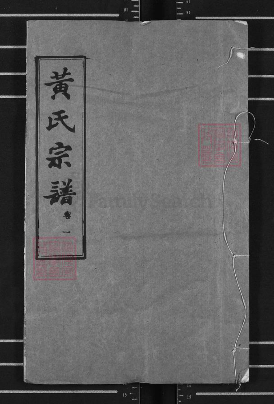 湖北省武汉市新洲区黄氏敦睦堂族谱-黄氏宗谱.pdf电子版插图