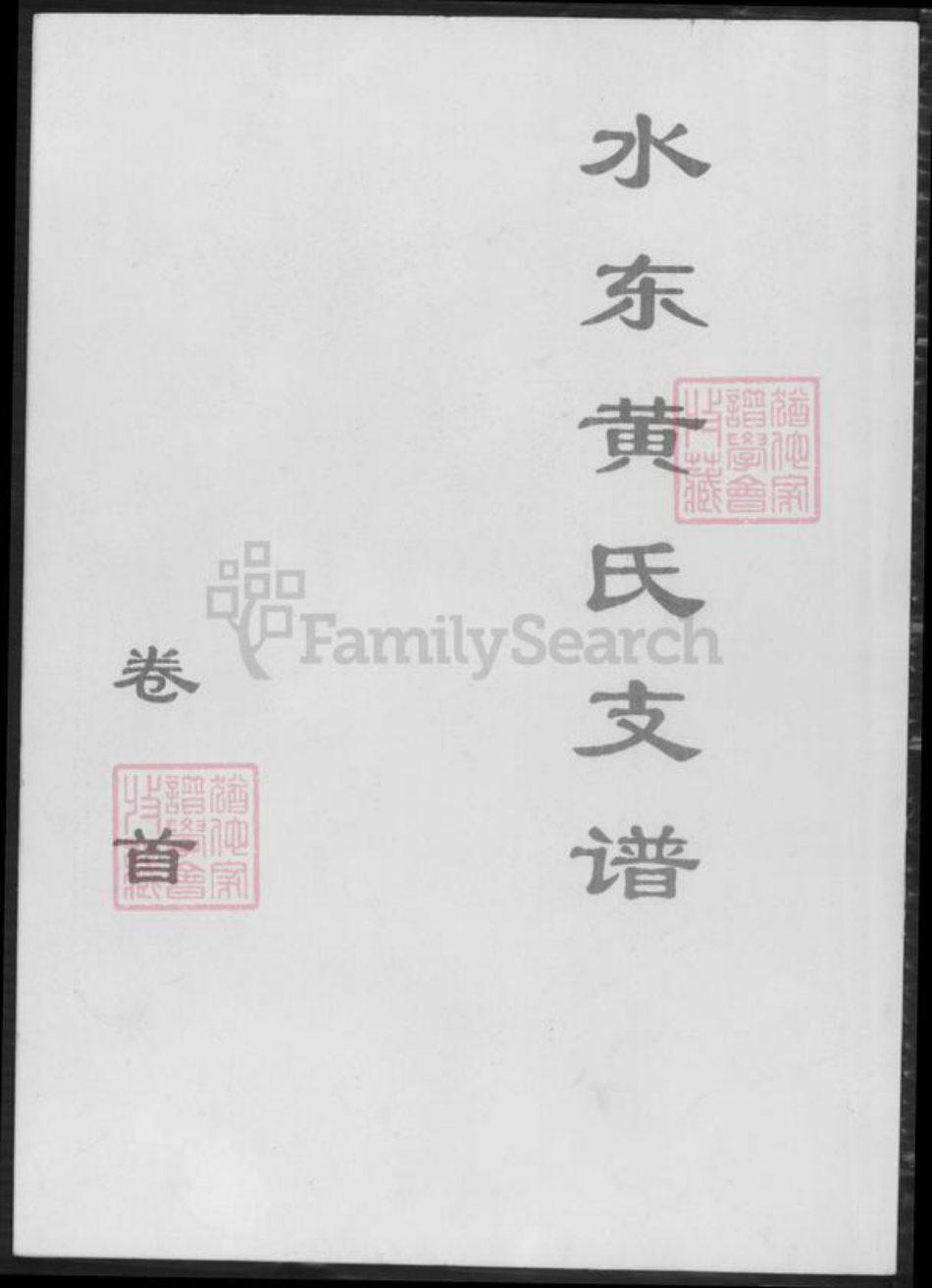 湖南省郴州市临武县黄氏族谱-水东黄氏支谱.pdf电子版插图