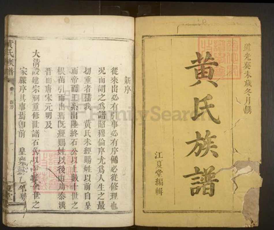 湖南省长沙市浏阳市浏阳黄氏族谱-黄氏族谱.pdf电子版插图1