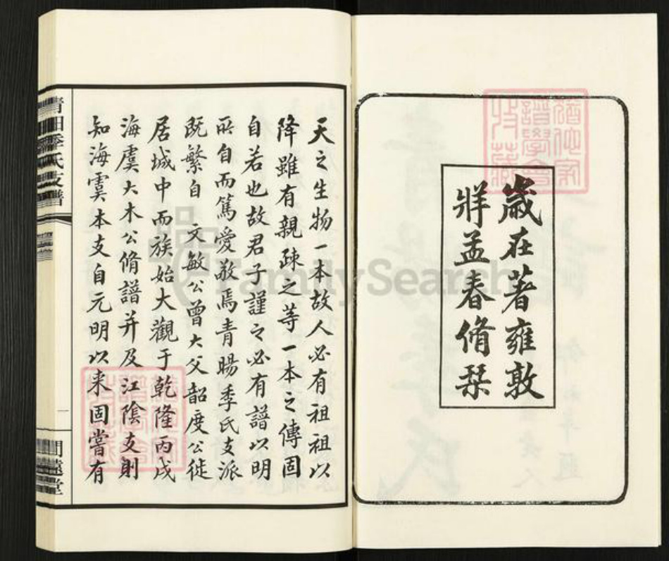江苏省无锡市江阴市青阳镇季氏闲远堂族谱-青阳季氏支谱.pdf电子版插图2
