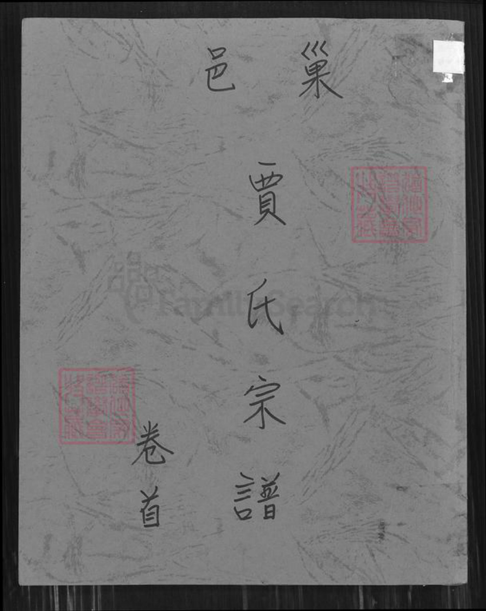 安徽省合肥市巢湖市夏阁镇贾氏洽安堂族谱-巢邑贾氏宗谱.pdf电子版插图