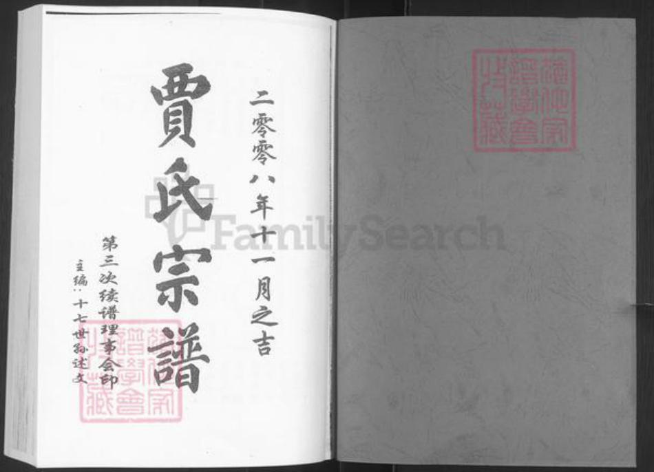 山东省淄博市周村区贾氏族谱-贾氏宗谱.pdf电子版插图1