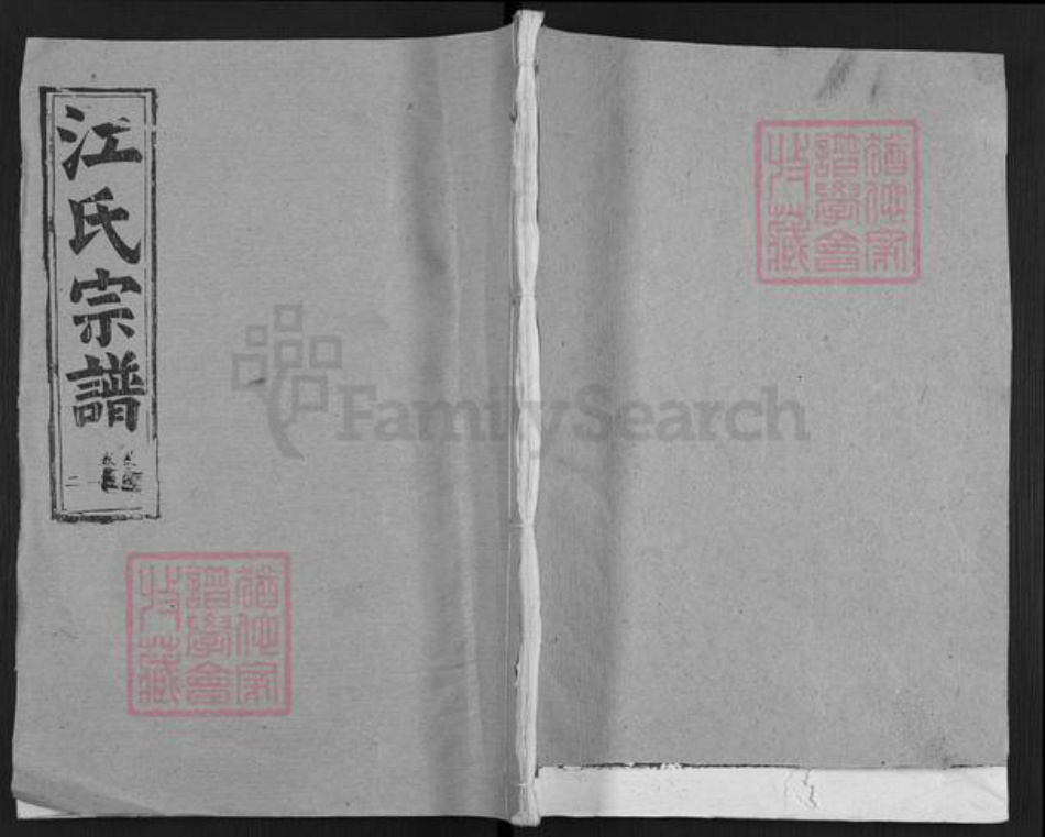 湖北省武汉市汉阳区江氏济阳堂族谱-江氏宗谱.pdf电子版插图