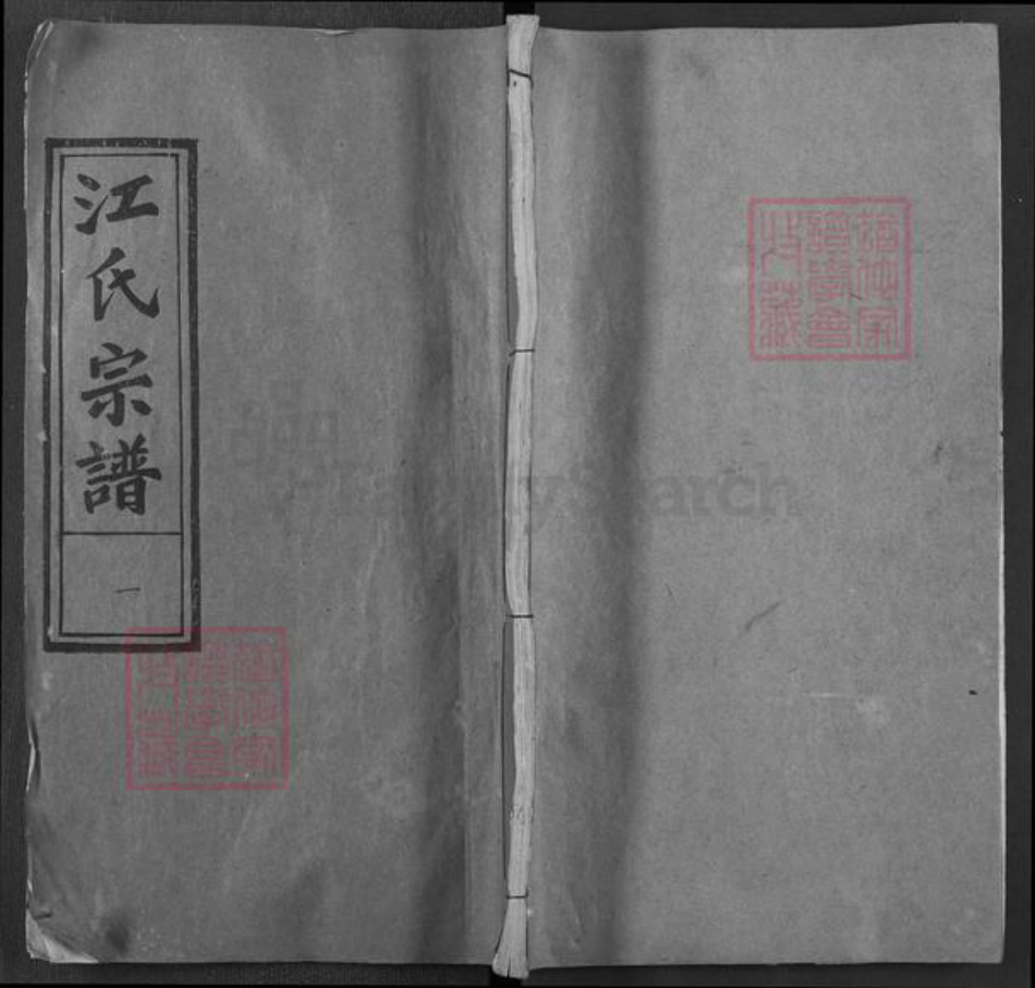 湖北省黄冈市罗田县平湖乡江氏彩笔堂族谱-江氏宗谱.pdf电子版插图