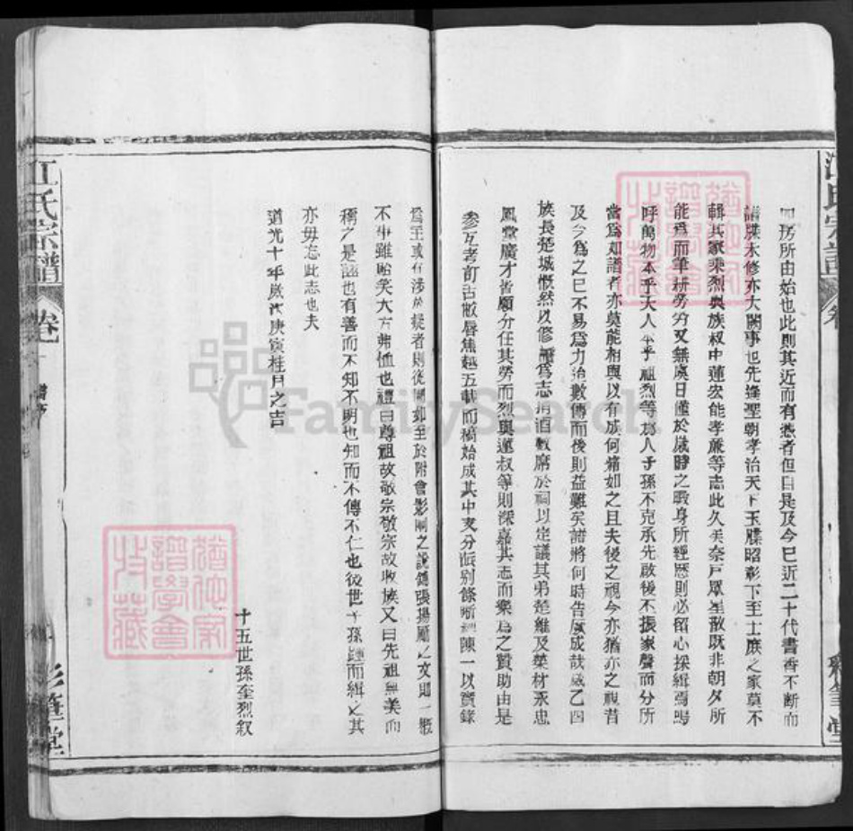 湖北省黄冈市罗田县平湖乡江氏彩笔堂族谱-江氏宗谱.pdf电子版插图2