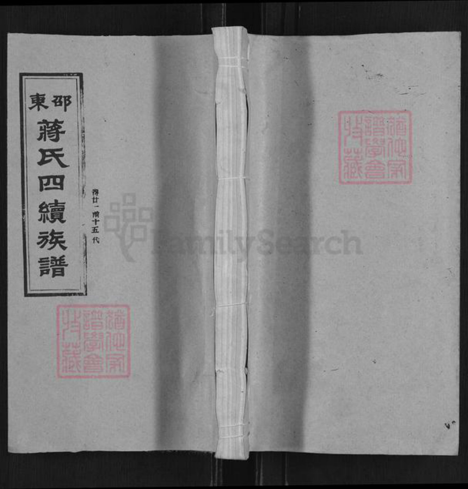 湖南省邵阳市邵东蒋氏忠雅堂族谱-邵东蒋氏四续族谱.pdf电子版