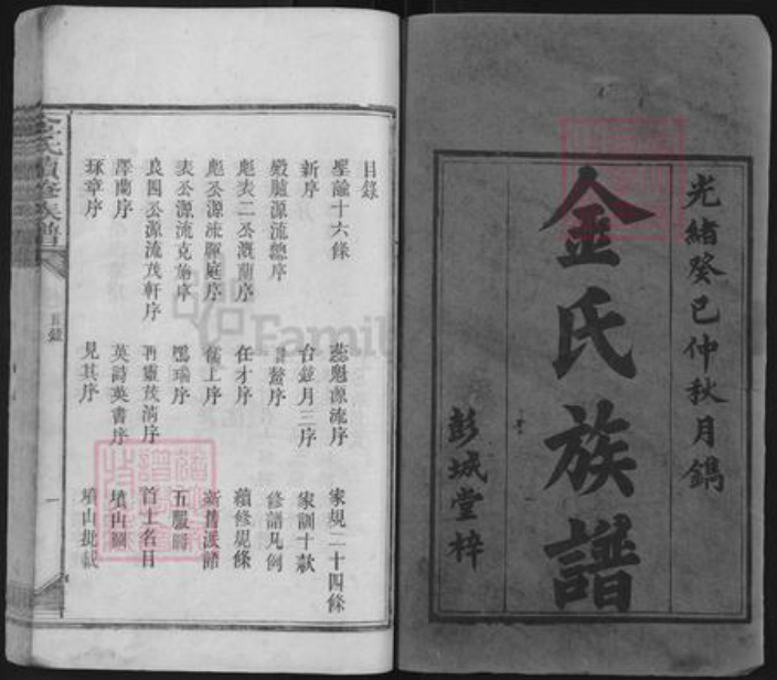 湖南省益阳市安化县金氏彭城堂族谱-金氏续修族谱.pdf电子版插图1