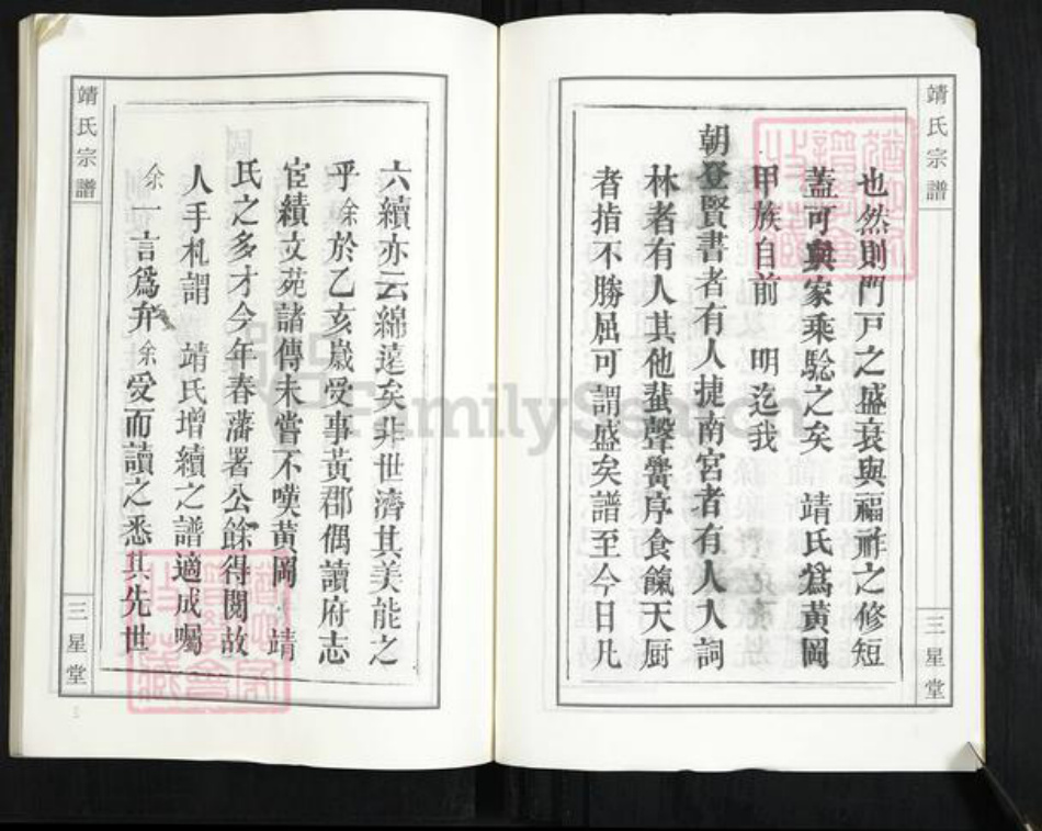 湖北省黄冈市靖氏三星堂族谱-黄冈靖氏宗谱.pdf电子版插图3 湖北省黄冈市靖氏三星堂族谱-黄冈靖氏宗谱.pdf电子版插图3