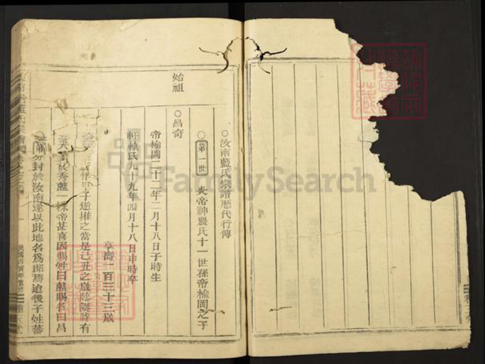 福建省蓝氏种玉堂族谱-汝南君邑蓝氏宗谱.pdf电子版插图2