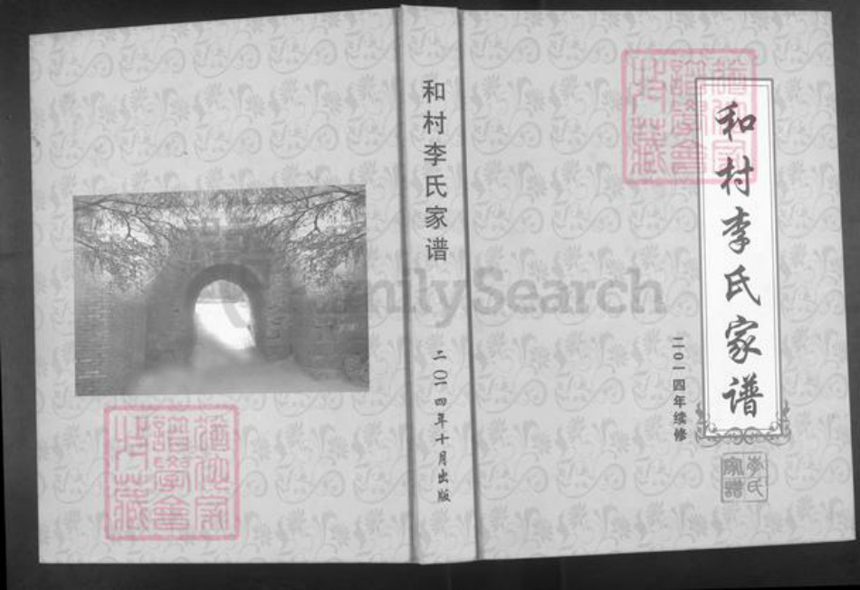 河北省邯郸市峰峰矿区和村镇李氏陇西堂族谱-和村李氏家谱.pdf电子版插图