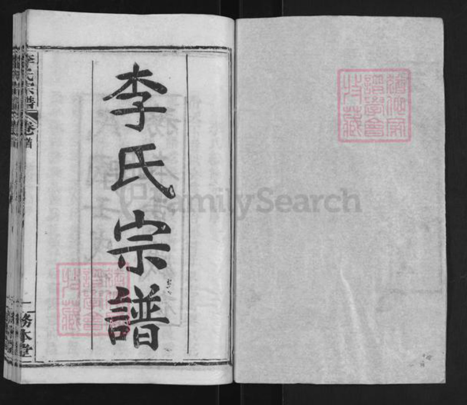 湖北省武汉市新洲区李氏务本堂族谱-李氏宗谱.pdf电子版插图1