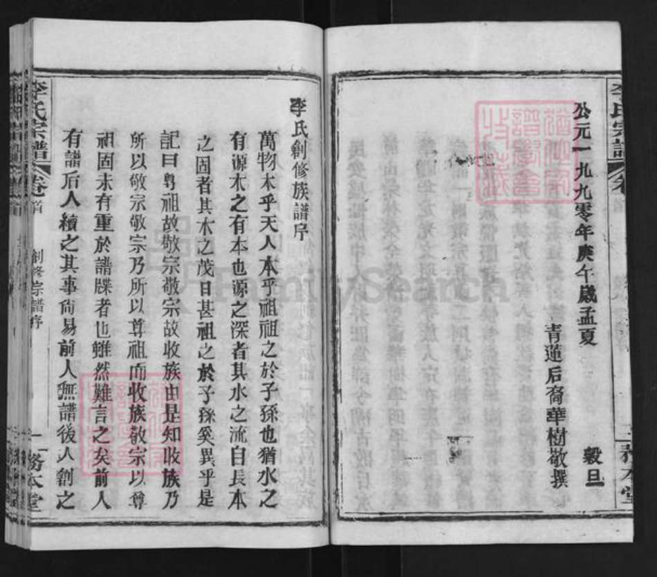湖北省武汉市新洲区李氏务本堂族谱-李氏宗谱.pdf电子版插图4