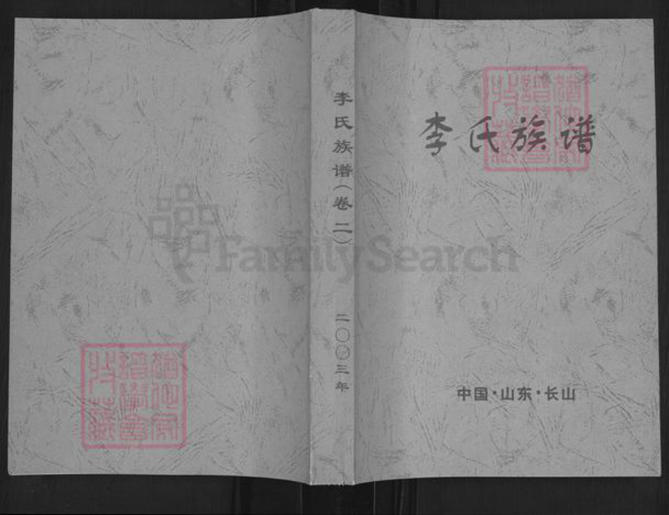 山东省日照市五莲县于里镇李氏陇西堂族谱-李氏族谱.pdf电子版插图