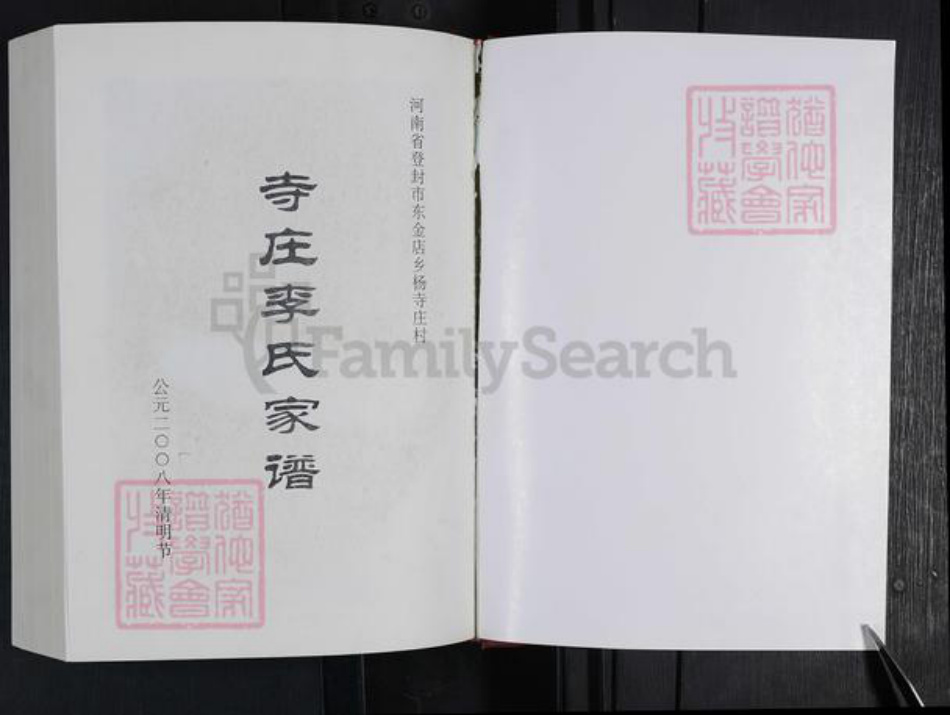 河南省郑州市登封市东华镇李氏族谱-寺庄李氏家谱.pdf电子版插图1