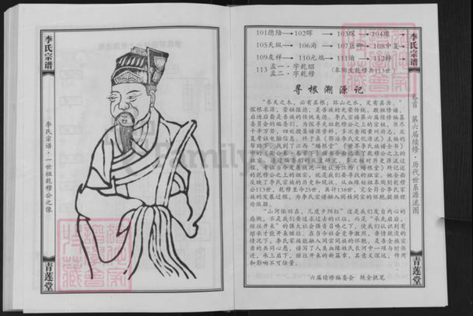 湖北省武汉市新洲区李氏青莲堂族谱-李氏宗谱.pdf电子版插图5