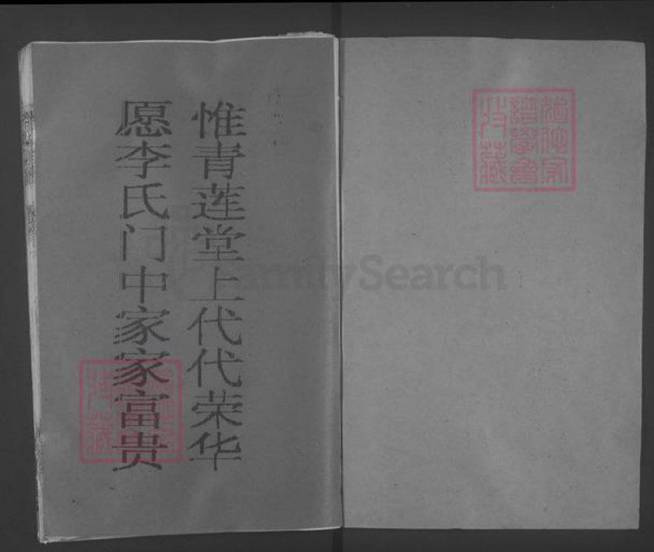 湖北省黄冈市浠水县散花镇李氏青莲堂族谱-李氏宗谱.pdf电子版插图1