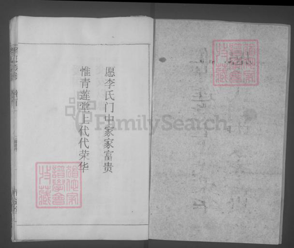 湖北省黄冈市浠水县散花镇李氏青莲堂族谱-李氏宗谱.pdf电子版插图2