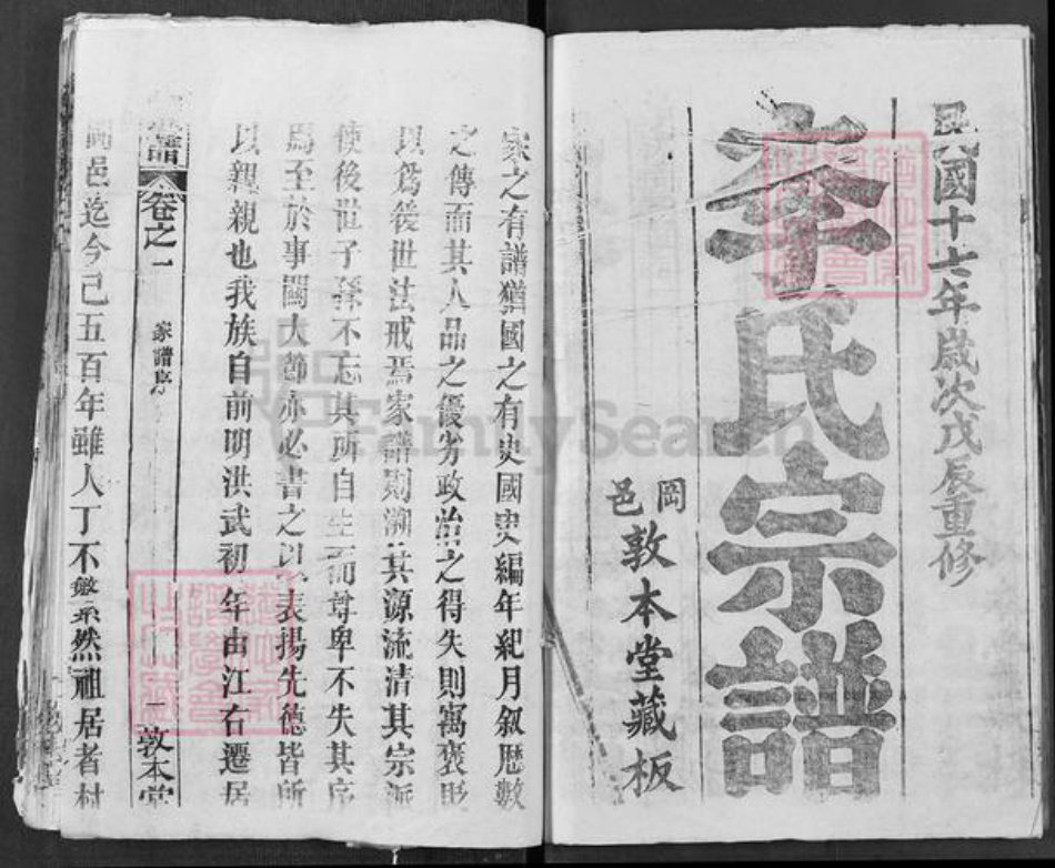 湖北省武汉市新洲区李氏敦本堂族谱-李氏宗谱.pdf电子版插图2