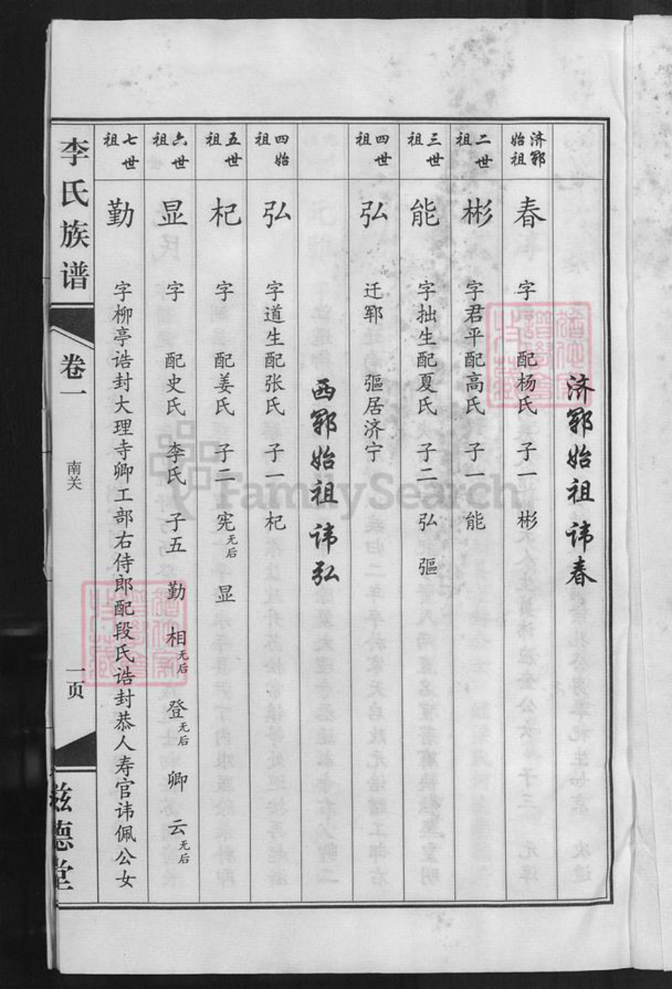 山东省济宁市李氏滋德堂族谱-大司空李氏族谱.pdf电子版插图3