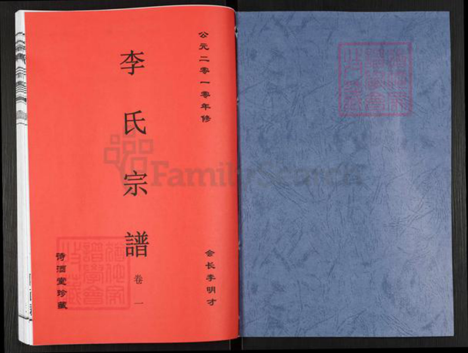 安徽省合肥市肥西县李氏诗酒堂族谱-李氏宗谱.pdf电子版插图1