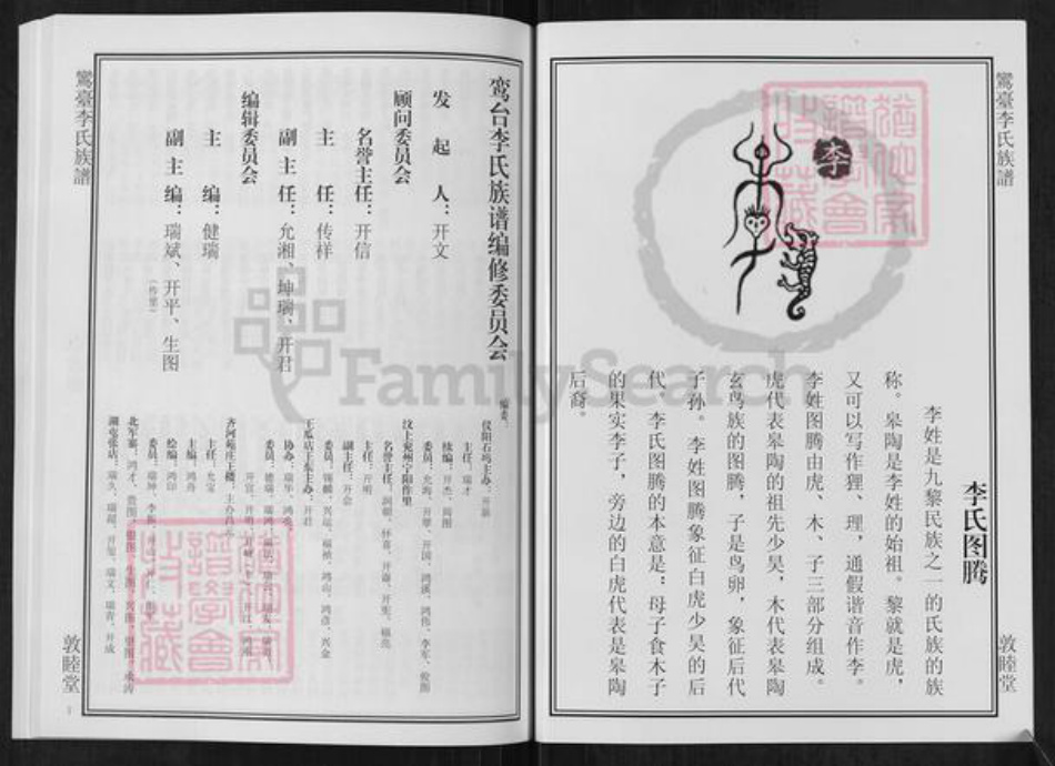 山东省德州市齐河县马集镇李氏敦睦堂族谱-鸾台李氏族谱.pdf电子版插图1