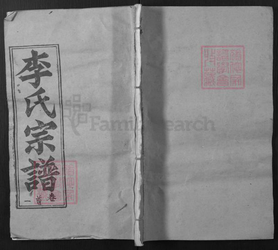 湖北省黄冈市麻城市李氏同心堂族谱-李氏宗谱.pdf电子版插图