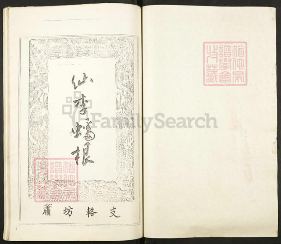 江西省南昌市青山湖区湖坊镇李氏蟠根堂族谱-萧坊李氏族谱.pdf电子版插图1
