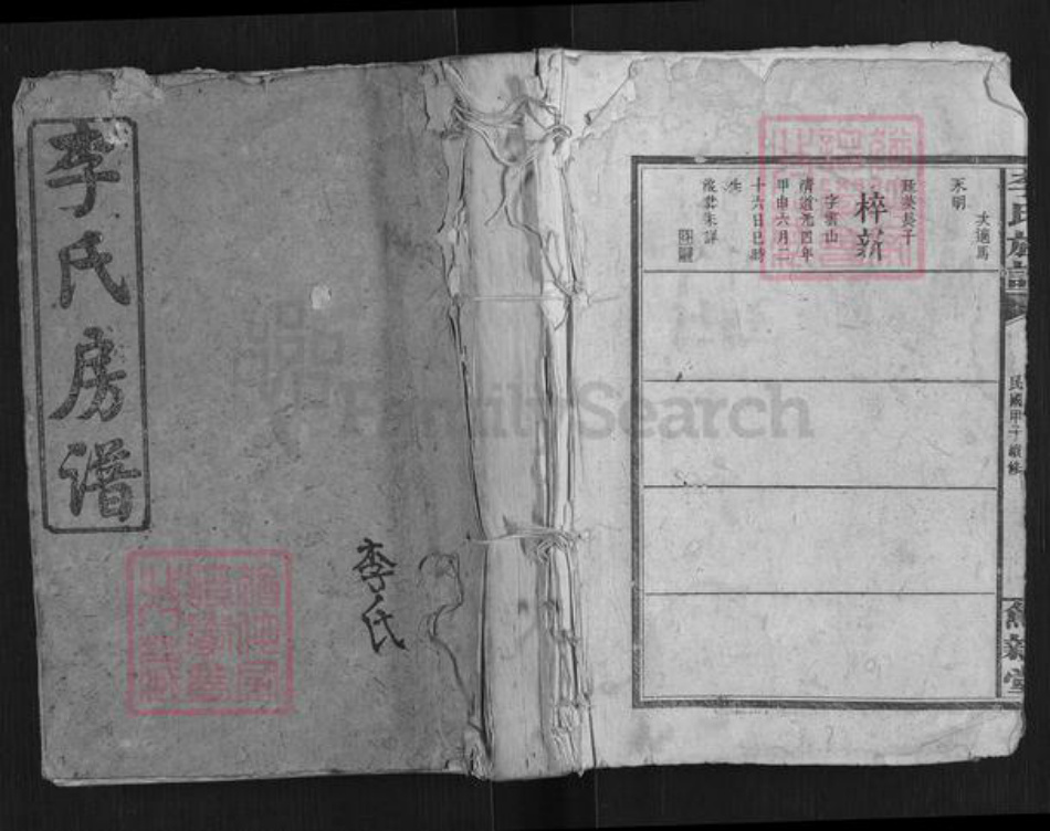 湖南省长沙市浏阳市官渡镇李氏笃亲堂族谱-李氏房谱.pdf电子版插图
