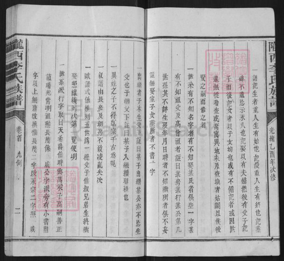 福建省南平市光泽县李氏族谱-陇西李氏族谱 [6卷首1卷].pdf电子版插图5